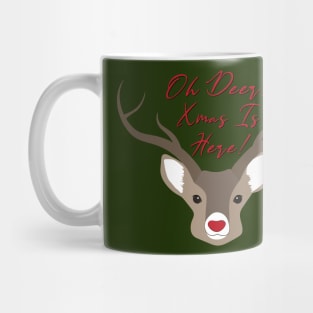 Oh deer, xmas is here! Mug